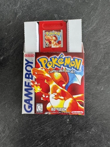 Pokemon Red Version Game Boy Authentic New Save Battery Tested