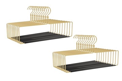 20 Quality Blanket Hangers Wide Heavy Duty Hanger for Blankets Table Cloths- ...