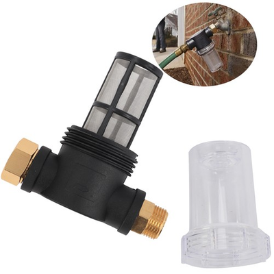 #ad Garden Hose Inlet Filter Inline Water Pressure Sediment Washing Machine US $5.04