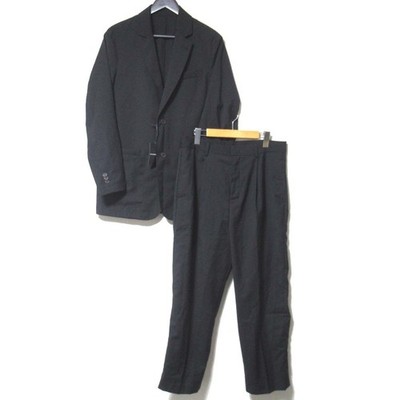 24AW EMPORIO ARMANI Tailored Jacket and Slacks Suit Size 46, Black mens USED