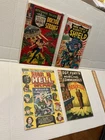 Vintage Marvel Comic Nick Fury Lot 4 Issues # 2 8 75 & 153 Strange Tales 60s 70s