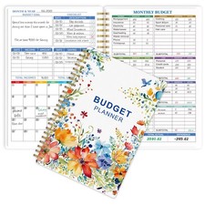Budget Planner - Monthly Finance Organizer with Expense Tracker Notebook to M...