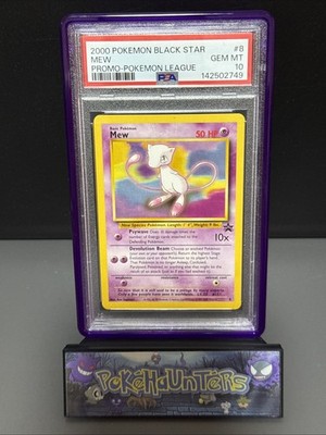 Pokemon Karte Mew 8 Promo WOTC Black Star Promo PSA 10 GEM MINT