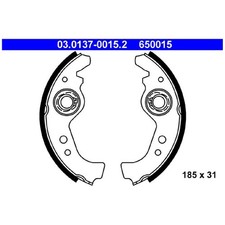 Bremsbackensatz hinten für Fiat Seicento-600 187 UNO 146 | 24465227