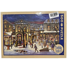Cobble Hill 500 Piece 'Tis The Season' Winter Holiday Jigsaw Puzzle New/Sealed