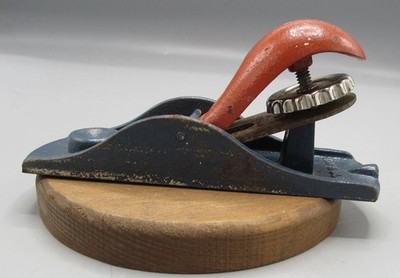 VTG Stanley Handyman 1247 Block Plane Carpenter Tool USA 6.5''x2'' Surface Rust