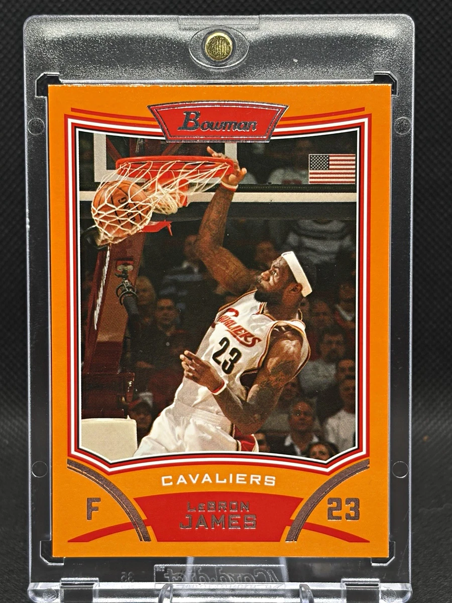 Bowman LeBron James Basketball Sports Trading Card Singles for