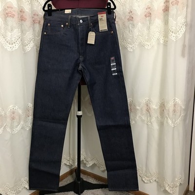 Levi's 501 Button Fly Jeans for Men, Dark Blue - 32'' waist 32x36