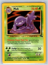 Muk 28/62 Rare Fossil Pokemon Unlimited Near Mint on eBay