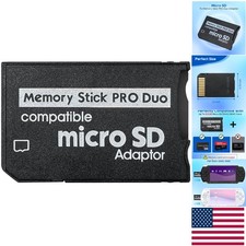 PSP Memory Stick Adapter for Micro SD/SDHC/SDXC - 512GB Capacity, 2025 Version