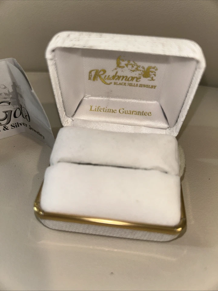 10k Black Hills Earrings 14k Rose Gold Wires Vintage Tri Color Pierced Earrings - Image 4 of 4