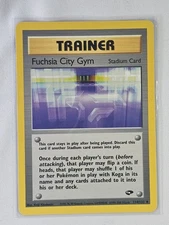 Pokemon Fuchsia City Gym - WOTC Gym Challenge Uncommon 114/132 Unlimited 2000 NM