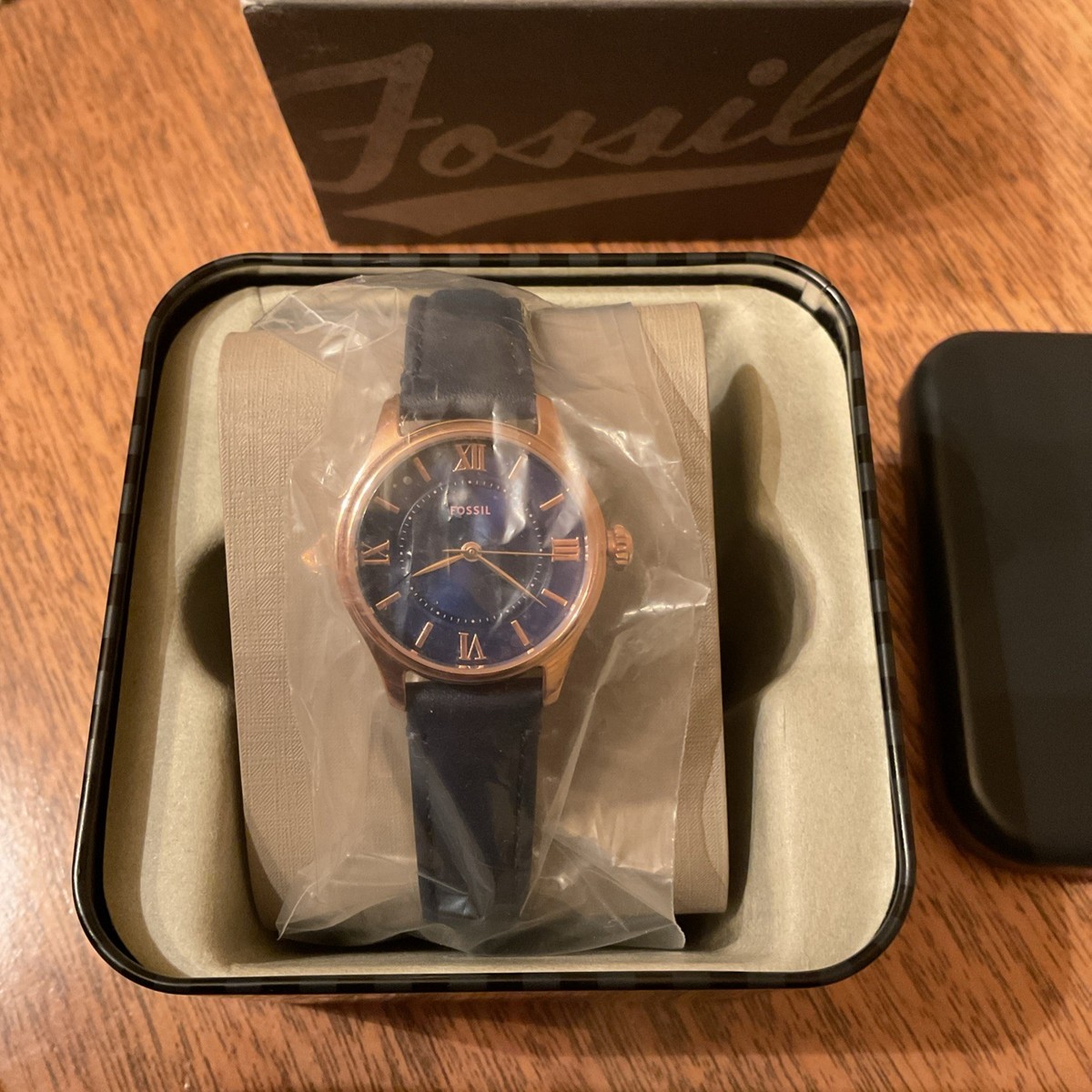 NWT Fossil Gilmore Quartz Navy Dial Ladies Watch Fossil Gilmore Quartz Three-Hand Blue Dial Women main image 3