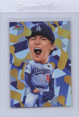 2026 Topps Finest Yoshinobu Yamamoto Base (RAW)