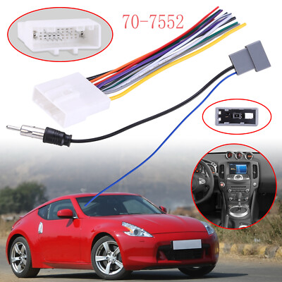 For Nissan 70-7552 Car Stereo Wiring Harness Adapter Cable Radio Install Plug US