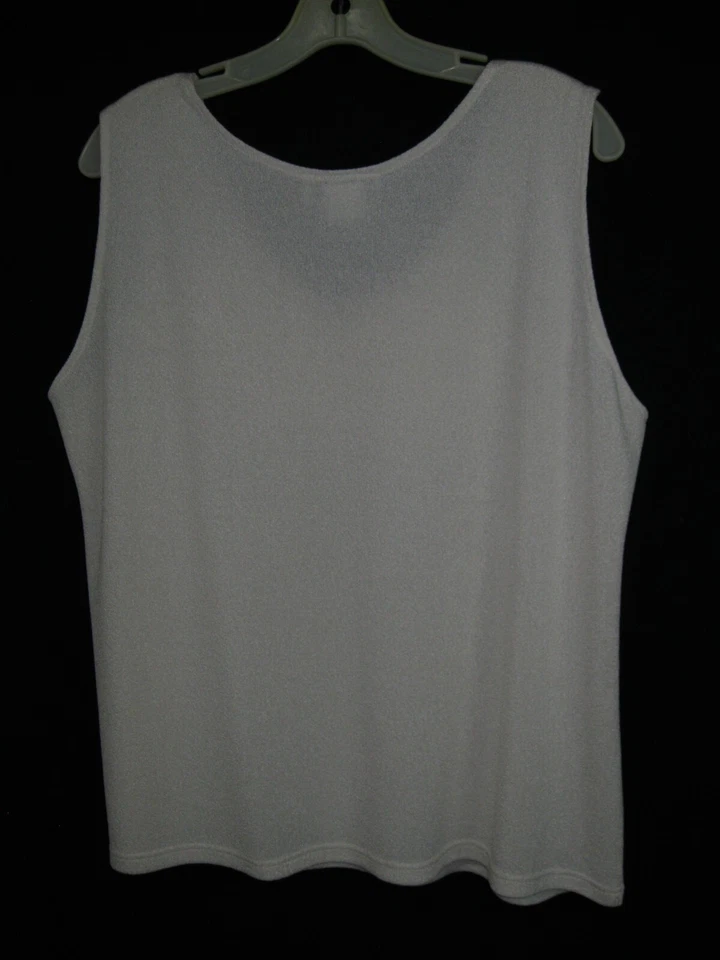 NUEVO CON ETIQUETAS Alachka 3 Piezas Madre de la Novia Falda, Tanque, Conjunto de Chaqueta Blanco 2X EE. UU.! Foto 4 de 4