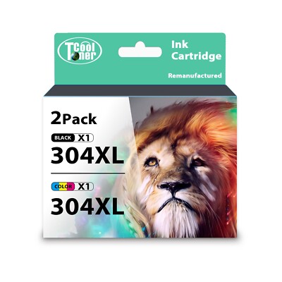 1-2Multipack Druckerpatronen für HP 304 XL Deskjet 2630 3720 2600 2620 Envy 5030