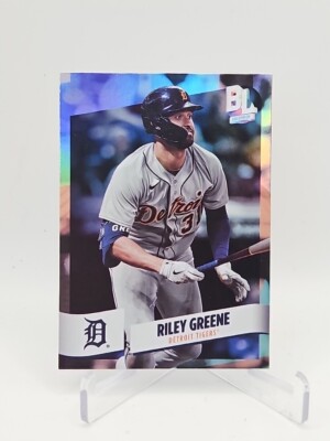 2024 Topps Big League Riley Greene #246 Rainbow Foil Parallel