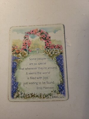 Emily Matthews Quote Fridge Magnet