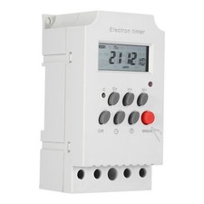 30A Digital Timer Switch Programmable Electronic Time Control Switch AC 220V