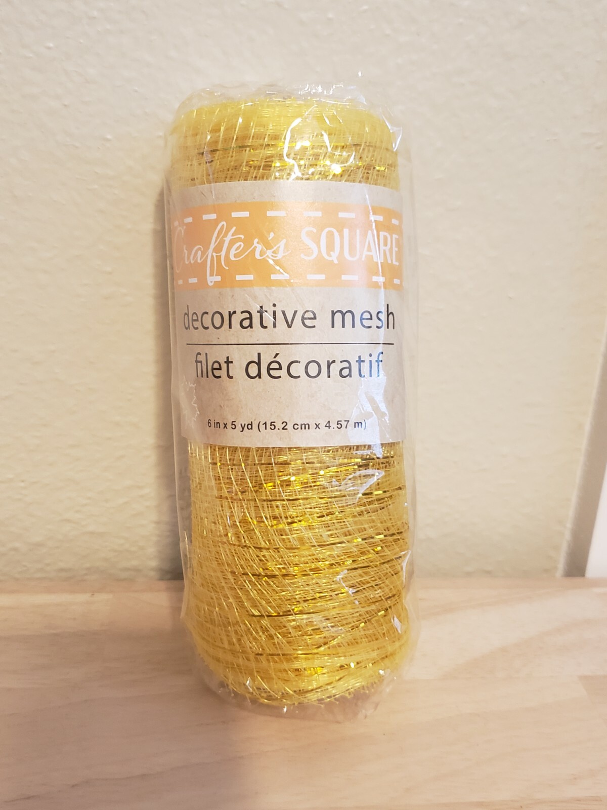 Dollar Tree Crafter's Square 6" Deco Mesh Rolls Variety of Colors