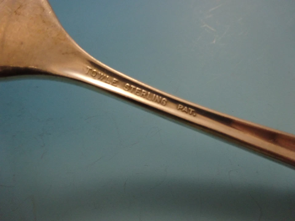 Juego de cubiertos de plata de ley flautas de toalla para 6 servicio 30 piezas Foto 4 de 4