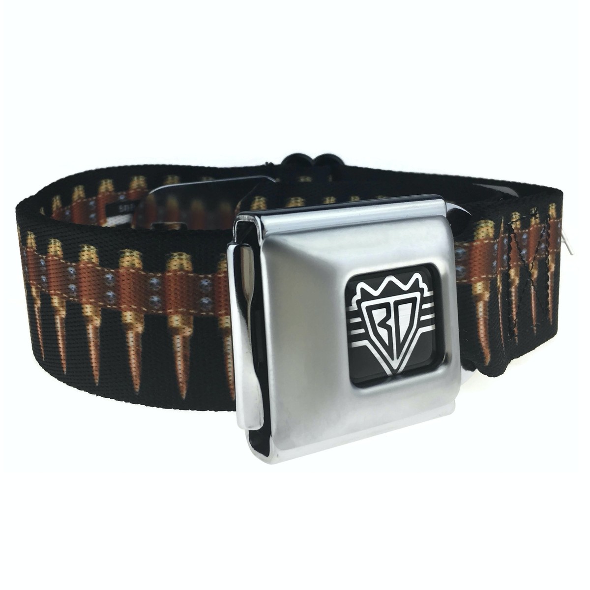 Bullet Belt Rifle Copper Color Bullets Metal Belt Seatbelt Bullet Belt Rifle Copper Color Bullets Metal Belt Seatbelt