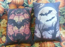 Primitive/Vintage/Bat shelf sitters, cupboard tucks, bowl fillers-Set of 2