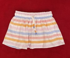 Cat  Jack Baby Girl's Elastic Waist Striped Multicolor Pull On Skort Size: 18M
