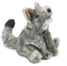 Folkmanis Small Coyote Hand Puppet, 9"