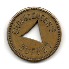 CHRISTENSEN’S BUFFET • GOOD FOR 5¢ IN TRADE • SAINT PAUL, MN. • TC-63297