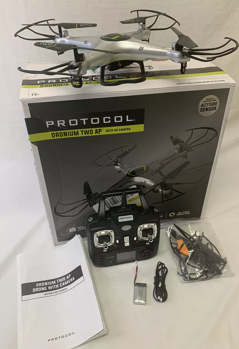 Protocol Dronium Two AP Drone with Remote Controller HD Camera