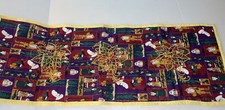 Handmade Quilted Christmas Table Runner 36 Festive Santa Patchwork Reversible