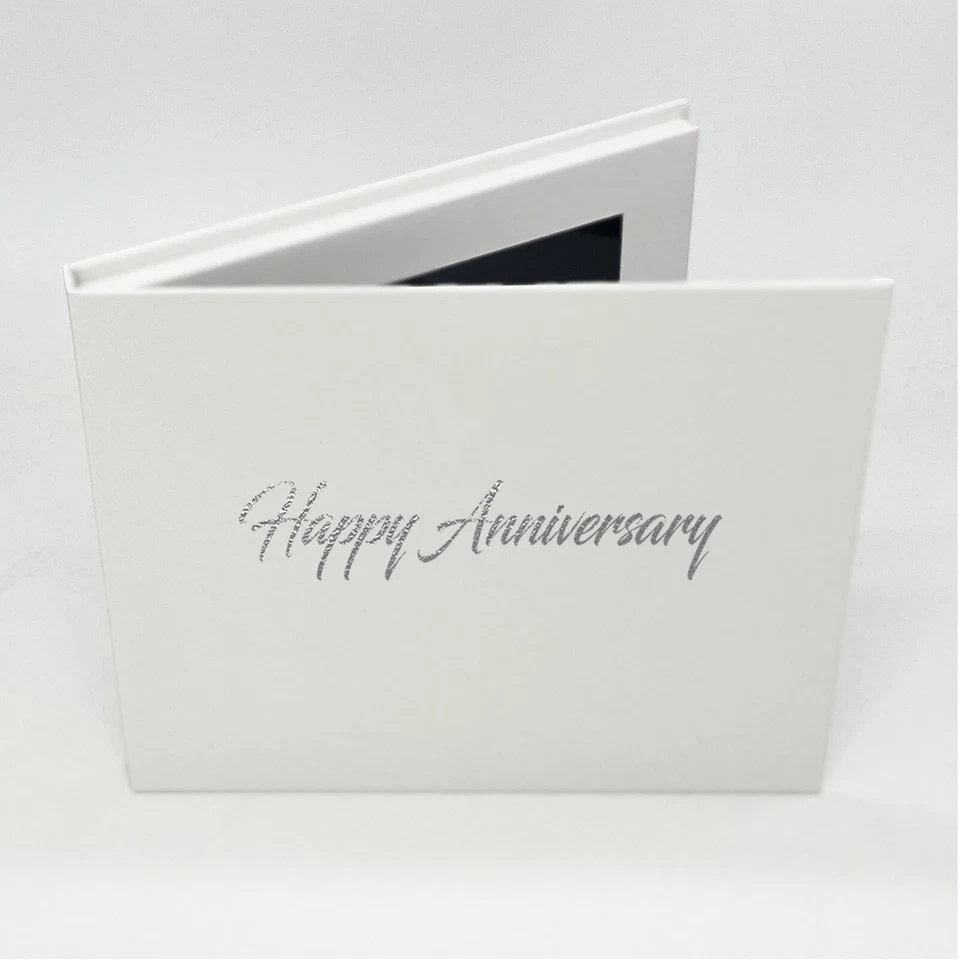 Video Book, 7” Hard Back. 4GB memory. Silver Foil Word on Cover. Customizable. - Image 4 of 4