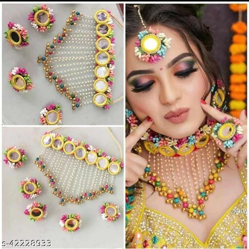 Aggregate more than 153 flower jewellery designs for mehndi POPPY