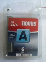 Klammern Feindraht Novus 6 Mm, 2000 Tacker-Klammern Vom Typ A53/6