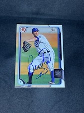 Benton Moss 2015 Bowman Draft #35 Tampa Bay Rays Auto Autographed Signed Card