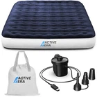 Active Era® Luxury Queen Air Mattress with USB Rechargeable Pump & Travel Bag