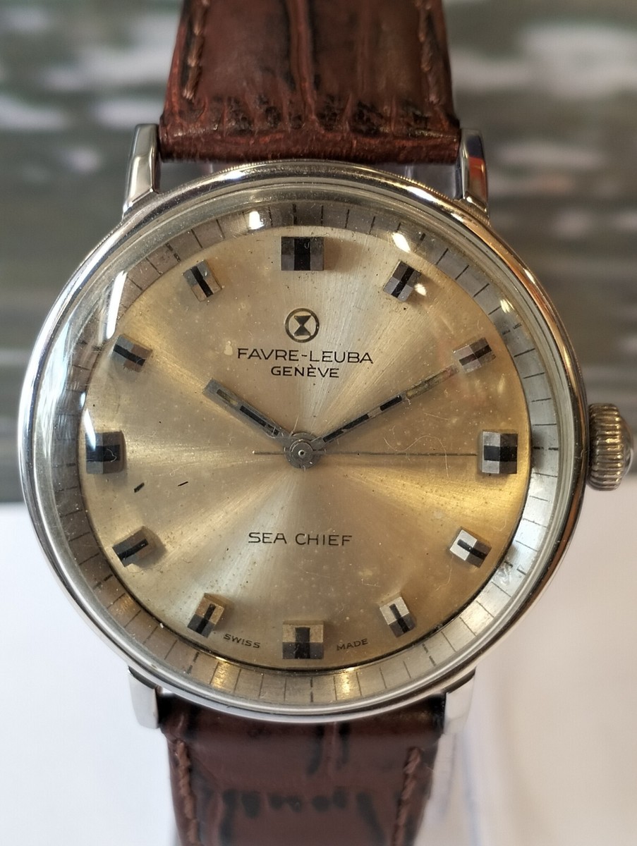 FAVRE-LEUBA SEA-CHIEF WINDING PATINA DIAL 61513 SWISS MEN'S FAVRE-LEUBA SEA-CHIEF WINDING PATINA DIAL 61513 SWISS MEN'S