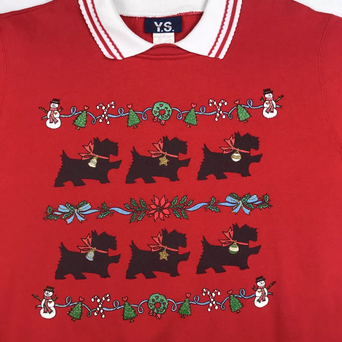 Scottie dog cheap christmas sweater