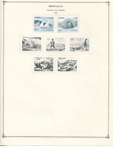 Monaco Stamps - 1940s and 1960s - Picture 19 of 22