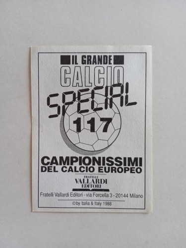 FIGURINA IL GRANDE CALCIO SPECIAL ED. VALLARDI 1988 PORTUGAL MAGALHAES n 117 - Imagen 2 de 2