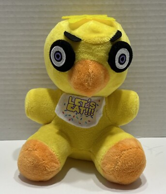 CHICA  Let s Eat!  FNAF Five Nights at Freddys 6in Plush 2016 Rare