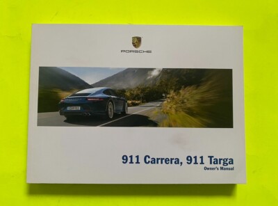 2015 Porsche 911 Carrera S 4 4S Targa Owner's Manual PCM