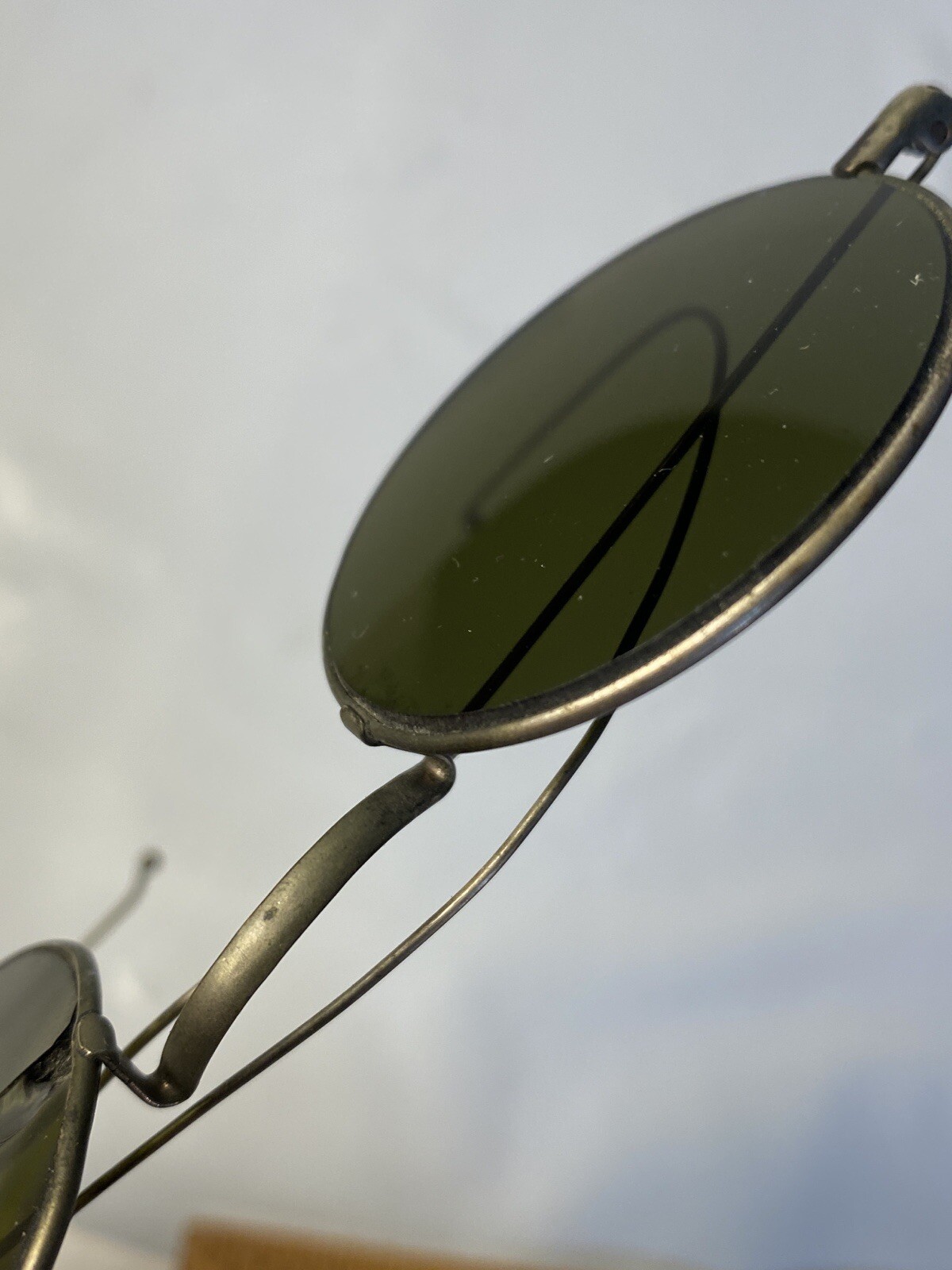 Antique Spectacles Frames Wilson Round Wire Rim - image 9