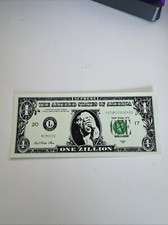 Supreme Zillion Dollar Bill Sticker FW17 box Logo FREE SURPRISE