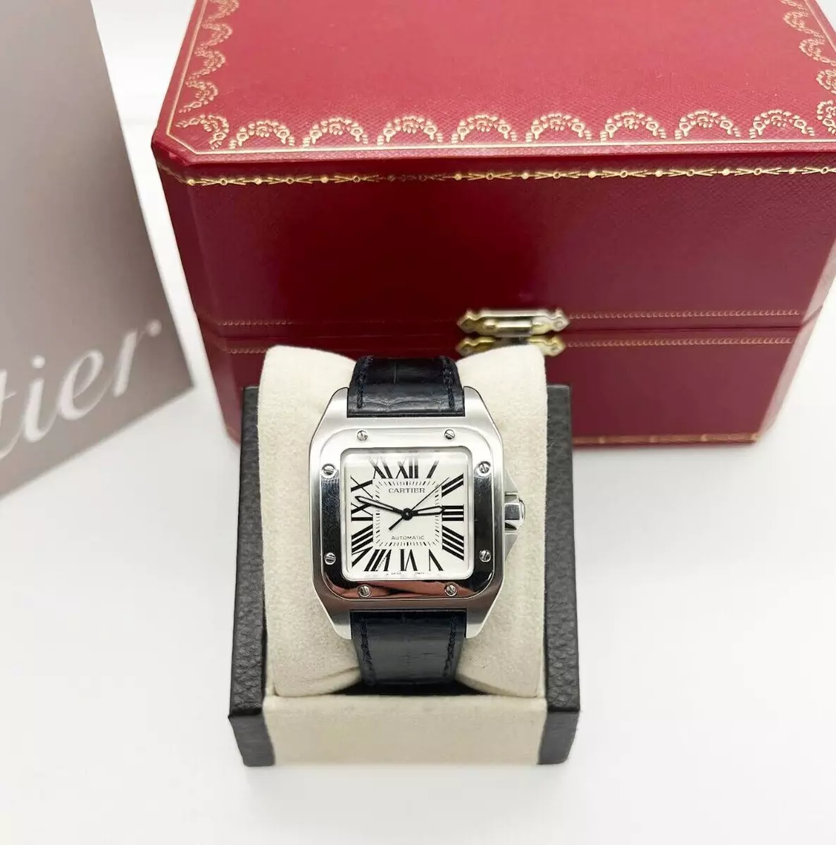 Cartier santos clearance 100 model 2878