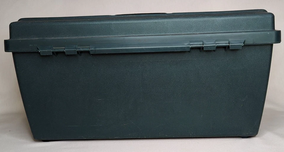 Flambeau Tool Brute Green 20" Tool Box And Tray with Circular Saw Blade Holder - Image 4 of 4