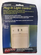 Vintage SEARS Plug-In Light Control Switch 53000 Transmitter 953774