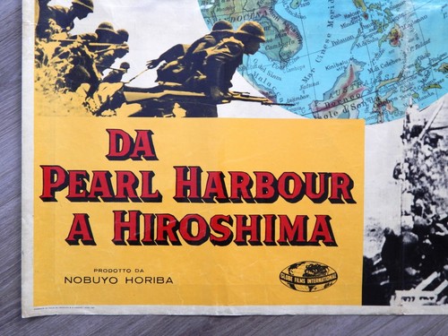 RARE Movie Poster WW2 Pearl Harbour Hiroshima CHINA JAPAN PHILIPPINES Far East - Picture 3 of 11